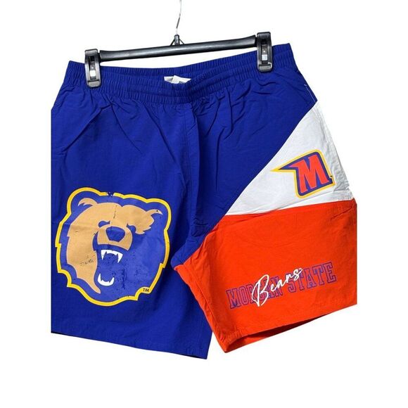 Mitchell & Ness Mens RBL Morgan State University Woven Shorts Current Logo, M - Picture 8 of 10